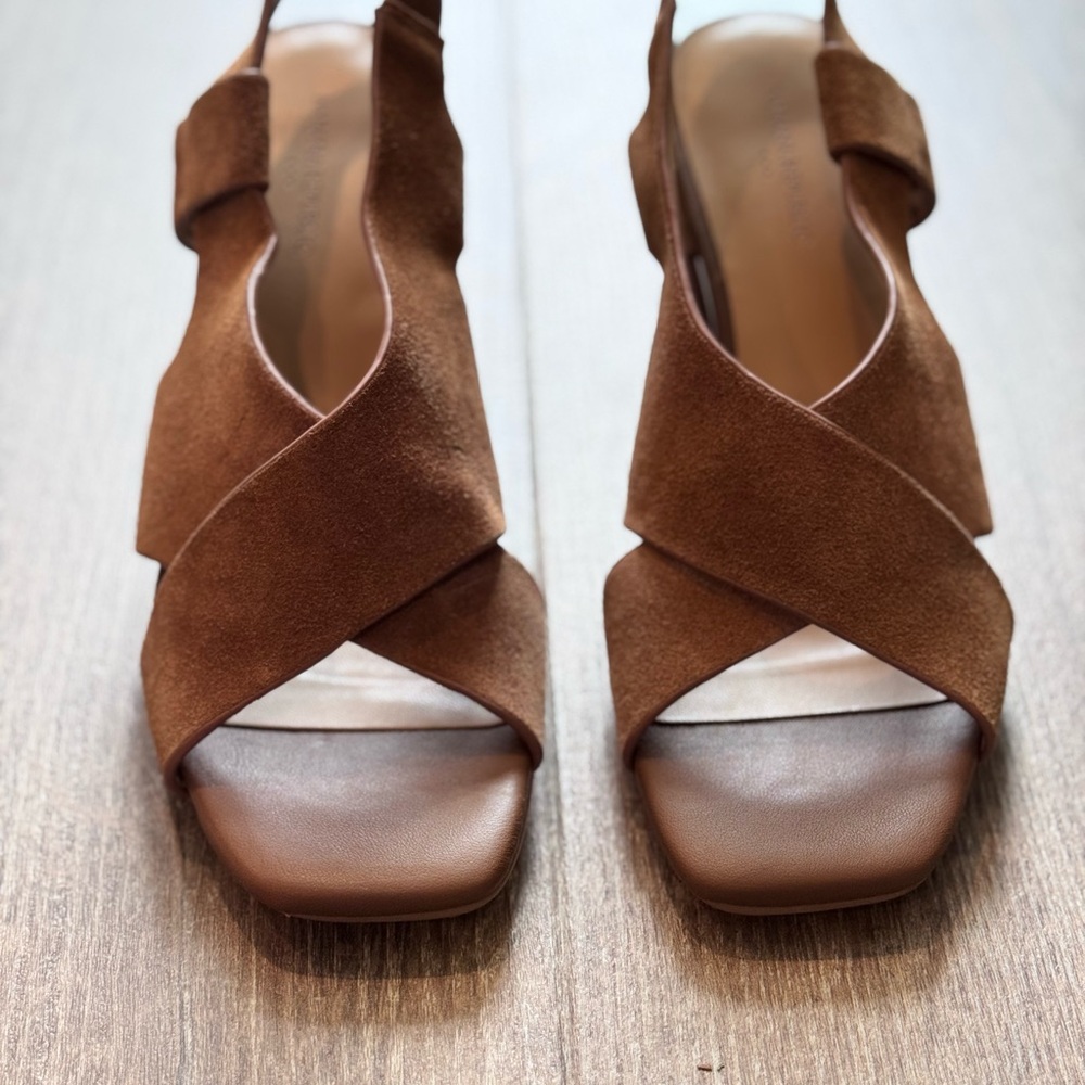 Women’s Leather Brown High Heals